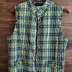 Plaid vest